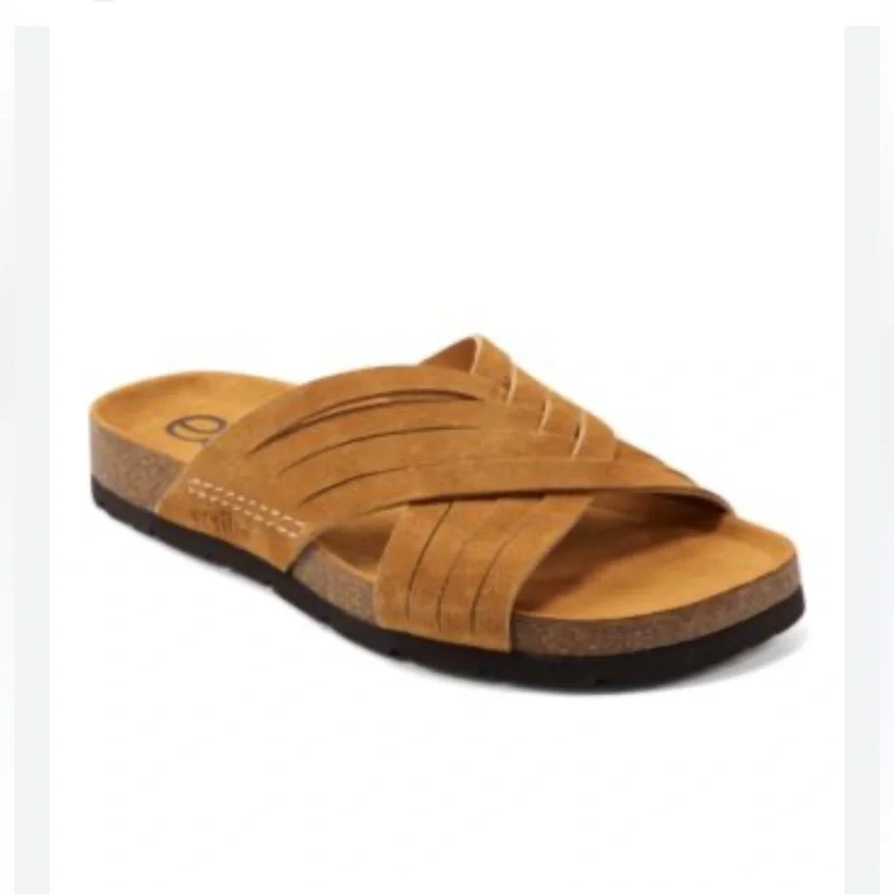 Earth Women's Atlas Round Toe Footbed Slip-On Casual Sandals New - Picture 2 of 8